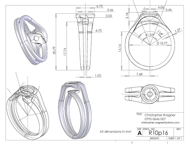 The final ring design The final ring design